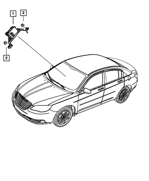 Sensors for 2012 Chrysler 200 #6