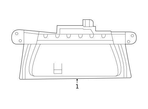 High Mounted Stop Lamp for 2009 Dodge Charger #0
