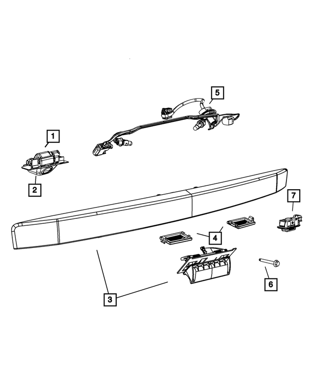 1FN57DBMAA - Electrical: Liftgate Handle for Mopar Image