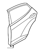 770043X011 - : Door Shell for Hyundai: Elantra Image
