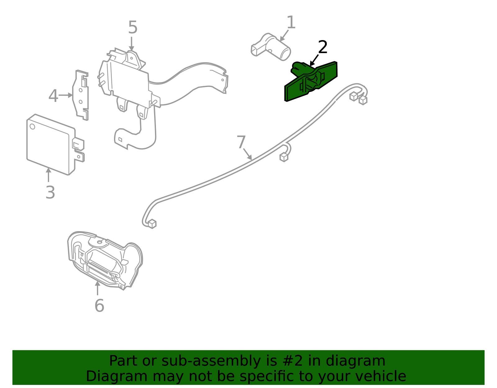 Zip Code 28533 2021-2024 Nissan Armada Parking Aid Sensor Bracket 28533-6JL0C | OEM ...
