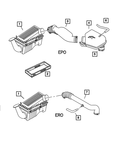 Air Cleaner for 2001 Jeep Wrangler #0