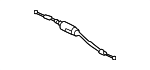 64114CC020 - Body: Catch Cable for Subaru Image