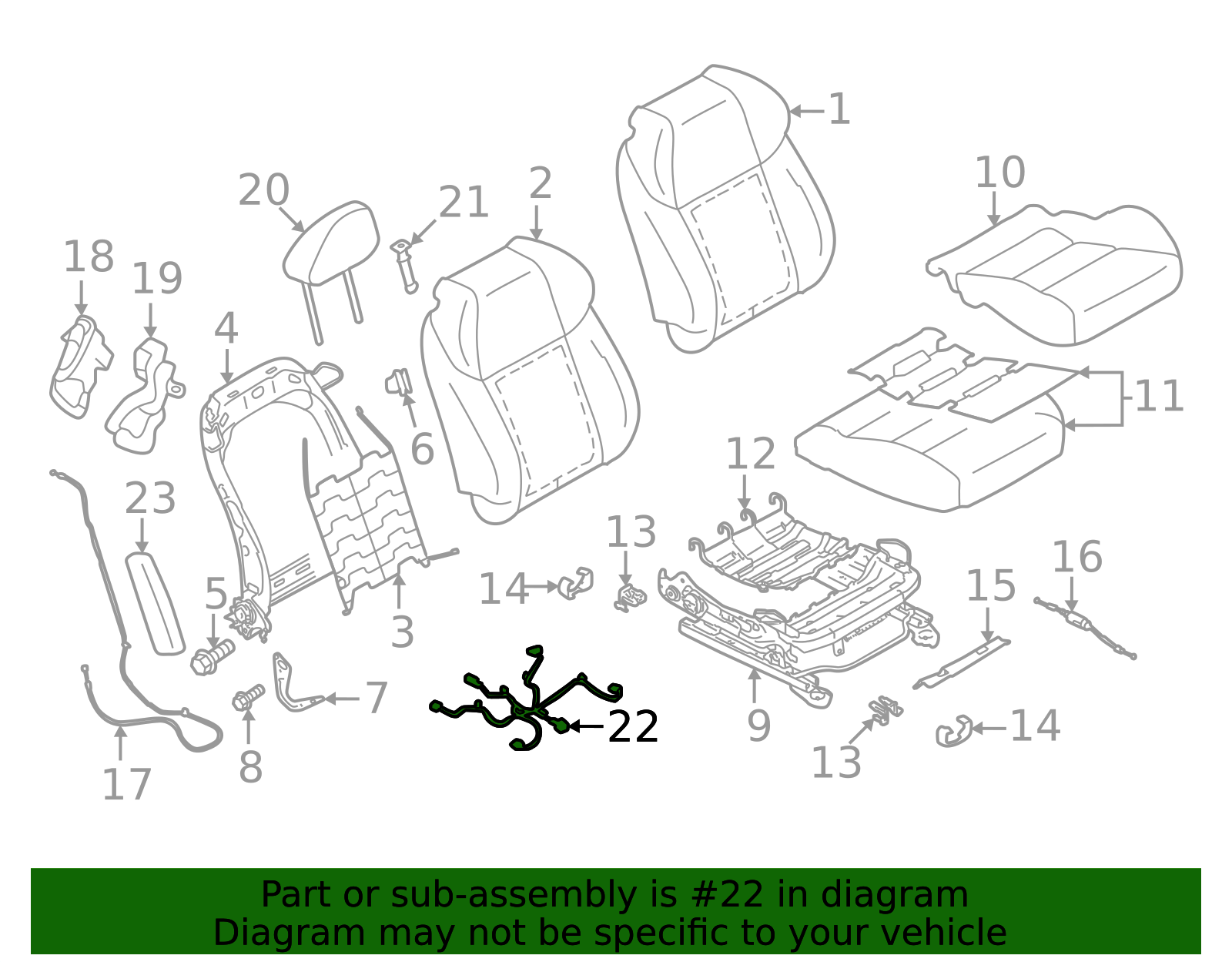 2022-2025 Subaru BRZ Harness 64084CC010 | OEM Parts Online