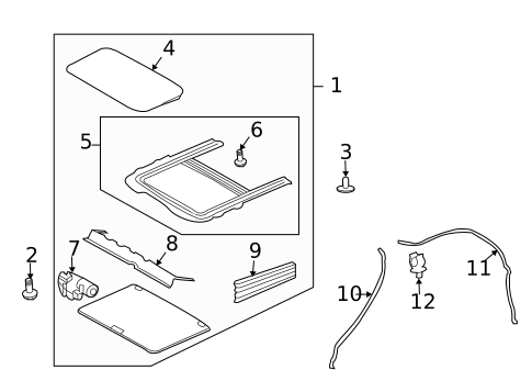 Sunroof for 2010 Land Rover Range Rover Sport #0