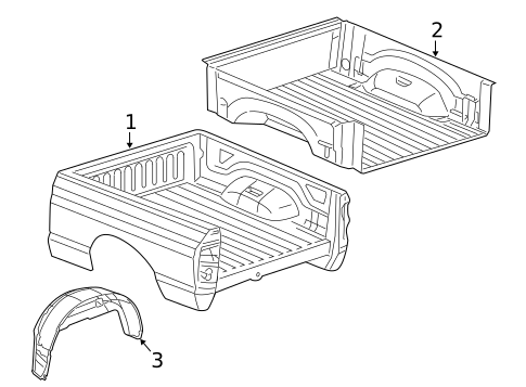 Box Assembly for 2010 Dodge Ram 3500 #1