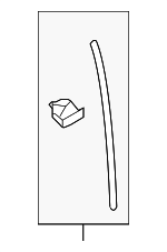 63526XA05B - Body: Weatherstrip for Subaru: B9 Tribeca, Tribeca Image