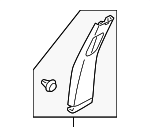 94012XA00BMV - Body: Upper Center Pillar Trim for Subaru: B9 Tribeca, Tribeca Image