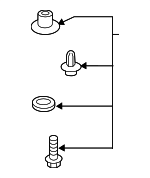 E2410CA011 - : Front Spoiler Mount Kit for Subaru: BRZ Image
