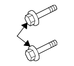 32008152 - Cooling System: Water Pump Bolt for Saab: 9-2X Image