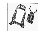 81125T20A01 - Body: Seat Back Frame for Acura Image