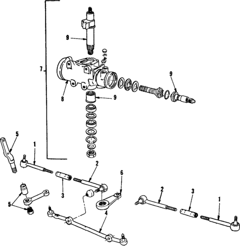 Steering Gear & Linkage for 1992 Pontiac Firebird #0