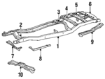 F3TZ5005A - Body: Frame Assembly for Ford: Explorer Image