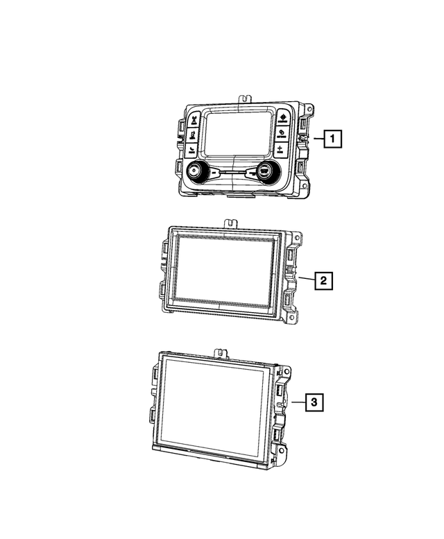 68516959AA - : Multi Media Radio for Mopar Image