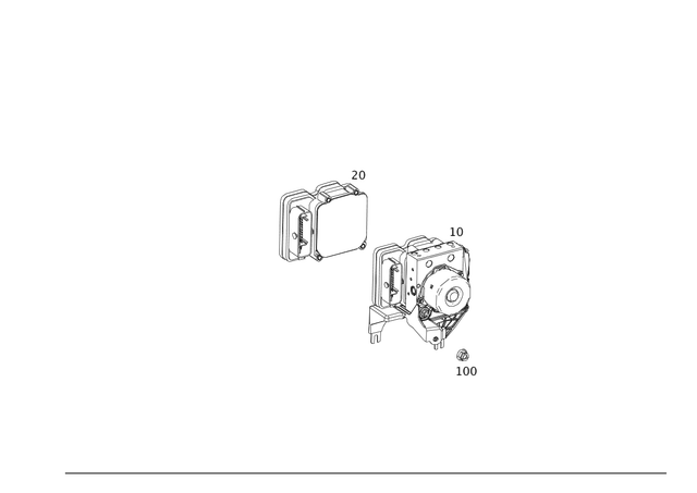 94316512 - Brakes: Hydraulic Unit for Mercedes-Benz Image image
