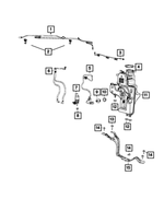 68382730AA - Electrical: Windshield Washer Hose for Mopar Image