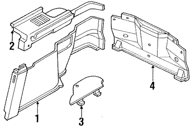 E92Z6145422E - Body: Trim Panel for Ford: Probe Image