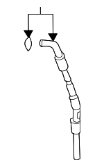 70060TGVA00 - Body: Drain Tube for Acura Image
