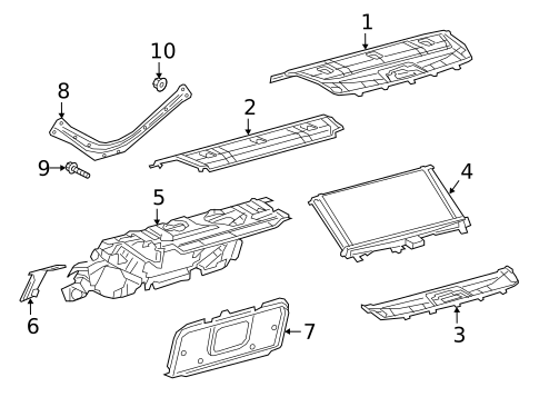 Interior Trim - Rear Body for 2020 Lexus ES300h #2