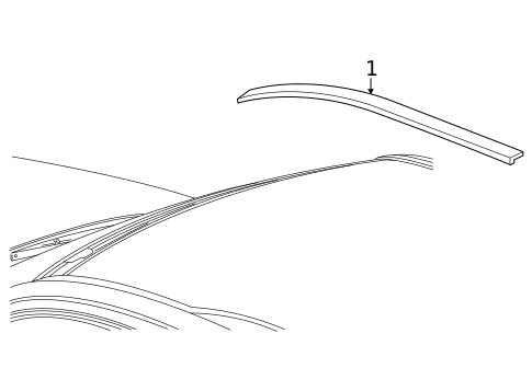 Exterior Trim - Roof for 2025 Chevrolet Suburban #0