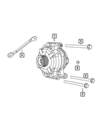 6502720 - Electrical: Hex Flange Lock Nut for Mopar Image