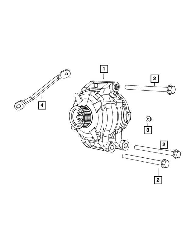 6502720 - Electrical: Hex Flange Lock Nut for Mopar Image image