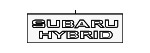 OEM NEW 2014-2015  Subaru XV Crosstrek Rear Letter Mark Subaru Hybrid 93079FJ130