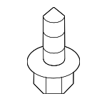 986116 - Body: Lower Molding Screw for Volvo: 760, C30, C40 Recharge, C70, EC40, EX30, EX90, S40, S60, S60 Cross Country, S80, S90, V50, V60, V60 Cross Country, V70, V90, V90 Cross Country, XC60, XC70, XC90 Image