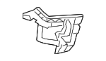 31663001 - Body: Bumper Cover Support Rail for Volvo Image