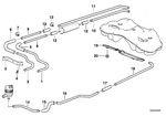16121183482 - Fuel Supply: Fuel Supply Line Front for BMW Image