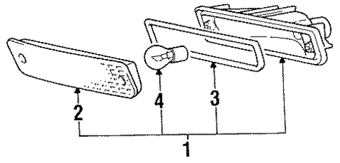 Signal Lamps for 1991 Dodge Colt #0