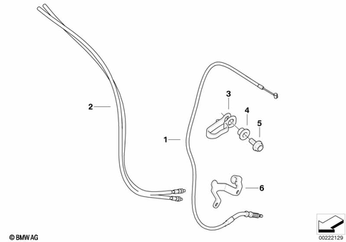 Bowden Cables for 2010 BMW-Motorrad G 450 X #0