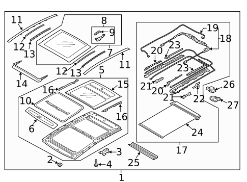 Sunroof for 2019 Hyundai Elantra GT #0