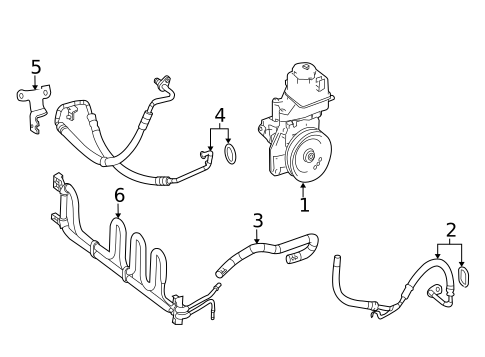 Pump & Hoses for 2013 Mercedes-Benz E 350 #2