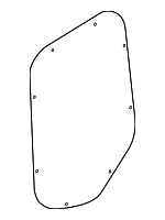 9077471900 - Body: Center Panel for Mercedes-Benz Image