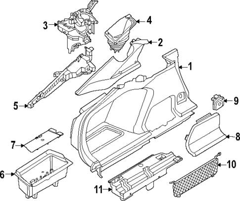 Interior Trim - Rear Body for 2024 BMW i4 #1