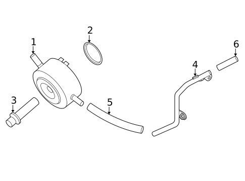 Oil Cooler for 2020 Nissan Frontier #0