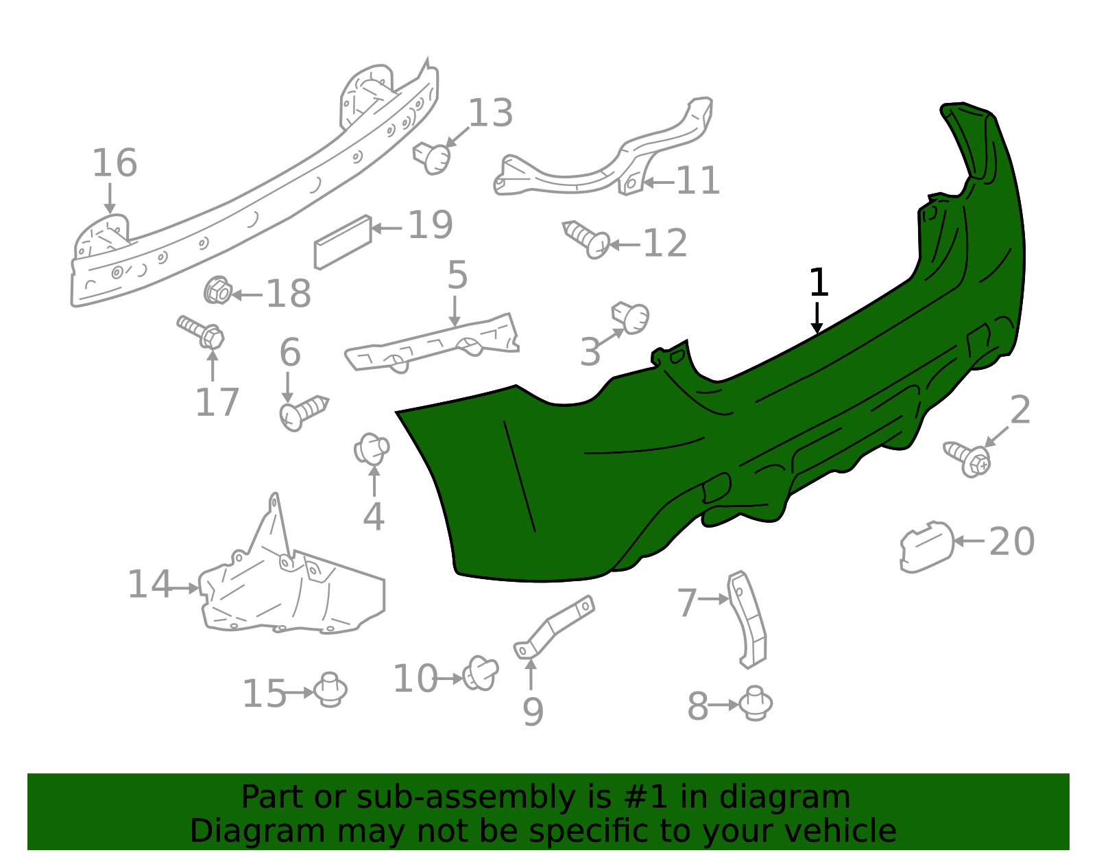 2017-2020 Toyota 86 Bumper Face R Tmc SU003-06836 | Toyota Parts