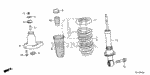 90172SJCA01 - Chassis: BOLT, FLANGE (10X42) for Honda Image