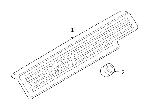Engine Appearance Cover for 2009 BMW 328i #0