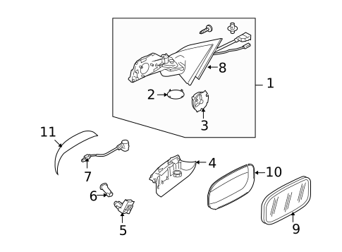 Mirrors for 2006 Porsche Cayenne #0