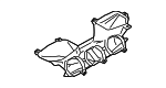 8H1819389A - Body: Center Duct for Audi: A4, A4 Quattro, RS4, S4 Image