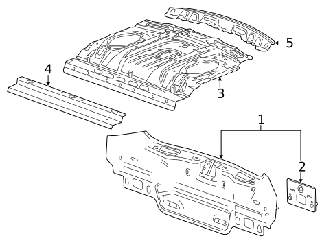 Rear Body for 2015 Chevrolet Impala #0