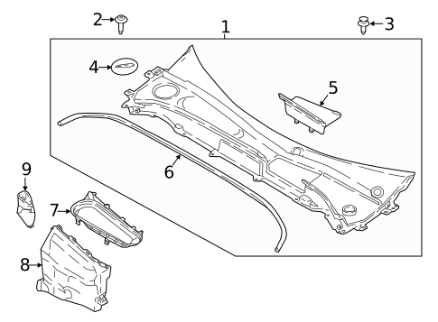 Cowl for 2025 Volvo XC60 #0
