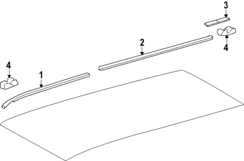 Exterior Trim - Roof for 2025 Toyota 4Runner #1
