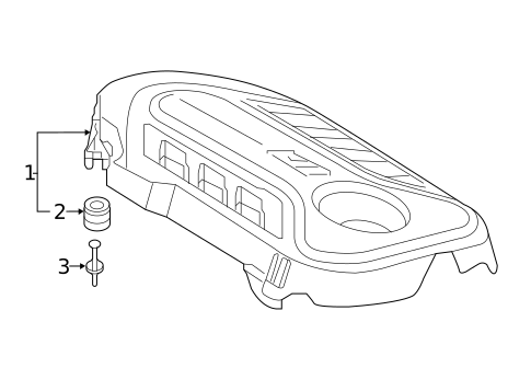 Engine Appearance Cover for 2016 Kia Sorento #0