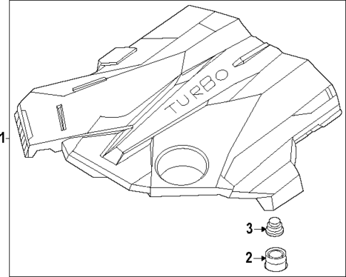 Engine Appearance Cover for 2025 Genesis G90 #0