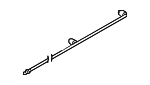61667201274 - Body: Washer Hose for BMW: X5, X6 Image