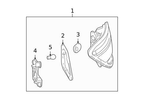 TAIL LAMPS for 2012 Mercedes-Benz Sprinter 3500 #0