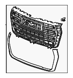 84977525 - Body: Grille Assembly for GM Image